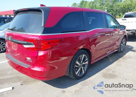 2023 Honda Odyssey Touring from USA, damaged, VIN 5FNRL6H89PB022277